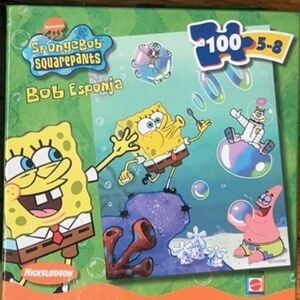 Nickelodeon SpongeBob SquarePants 100-Piece Puzzle - Green and Blue